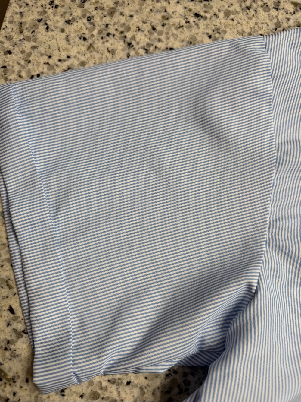 SHEIN Light Blue Cropped Button-Up Top - Picture 6 of 7